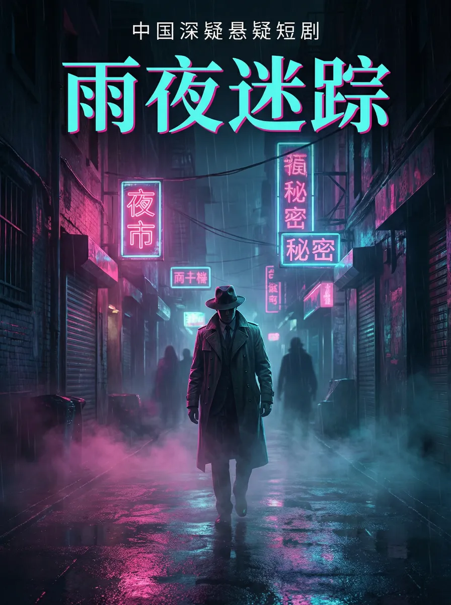 猫扑情感 悬疑追踪短剧 - 雨夜迷踪海报