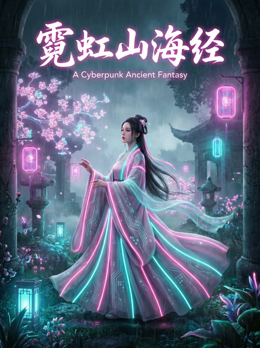 猫扑情感 古风奇缘短剧 - 霓虹山海经海报